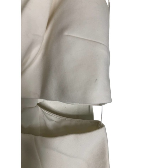 LIKELY White Ollie Romper V-neckline Key Hole US 6 - Picture 8 of 16